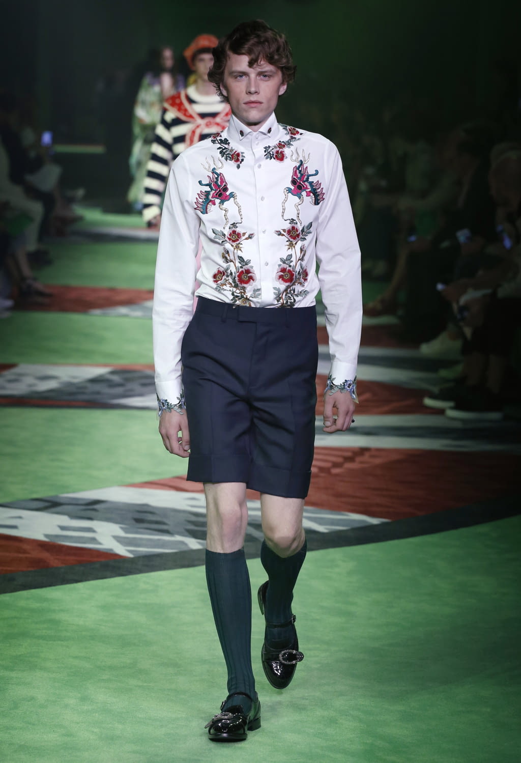 Fashion Week Milan Spring/Summer 2017 look 14 from the Gucci collection menswear