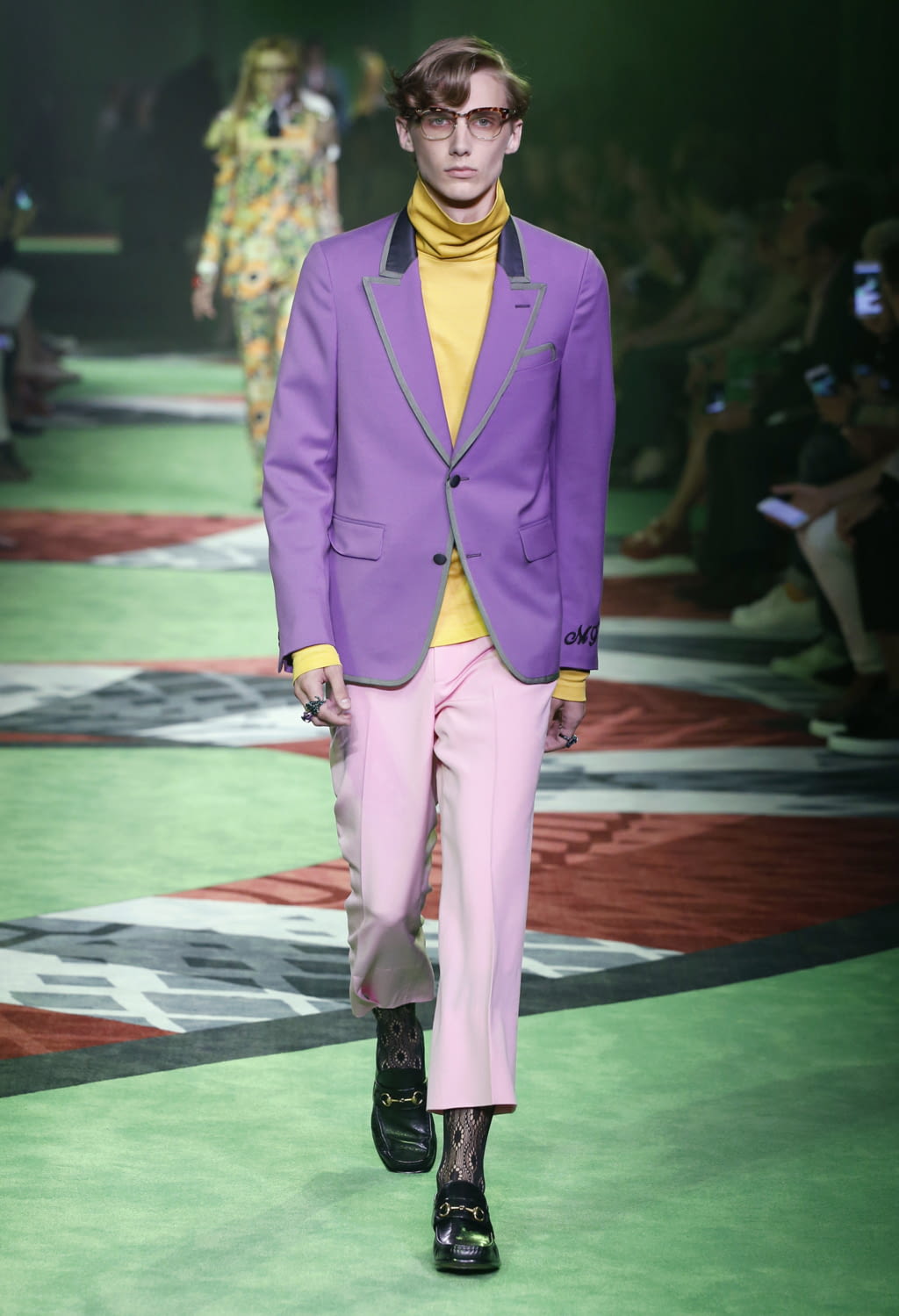 Fashion Week Milan Spring/Summer 2017 look 3 from the Gucci collection menswear
