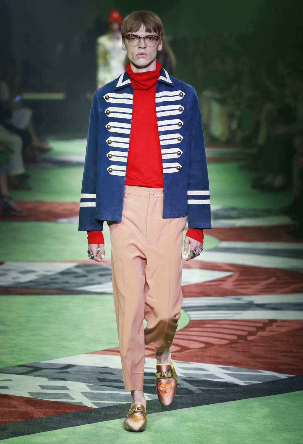 Fashion Week Milan Spring/Summer 2017 look 61 from the Gucci collection menswear