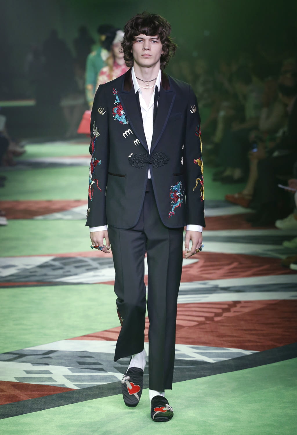Fashion Week Milan Spring/Summer 2017 look 65 from the Gucci collection menswear