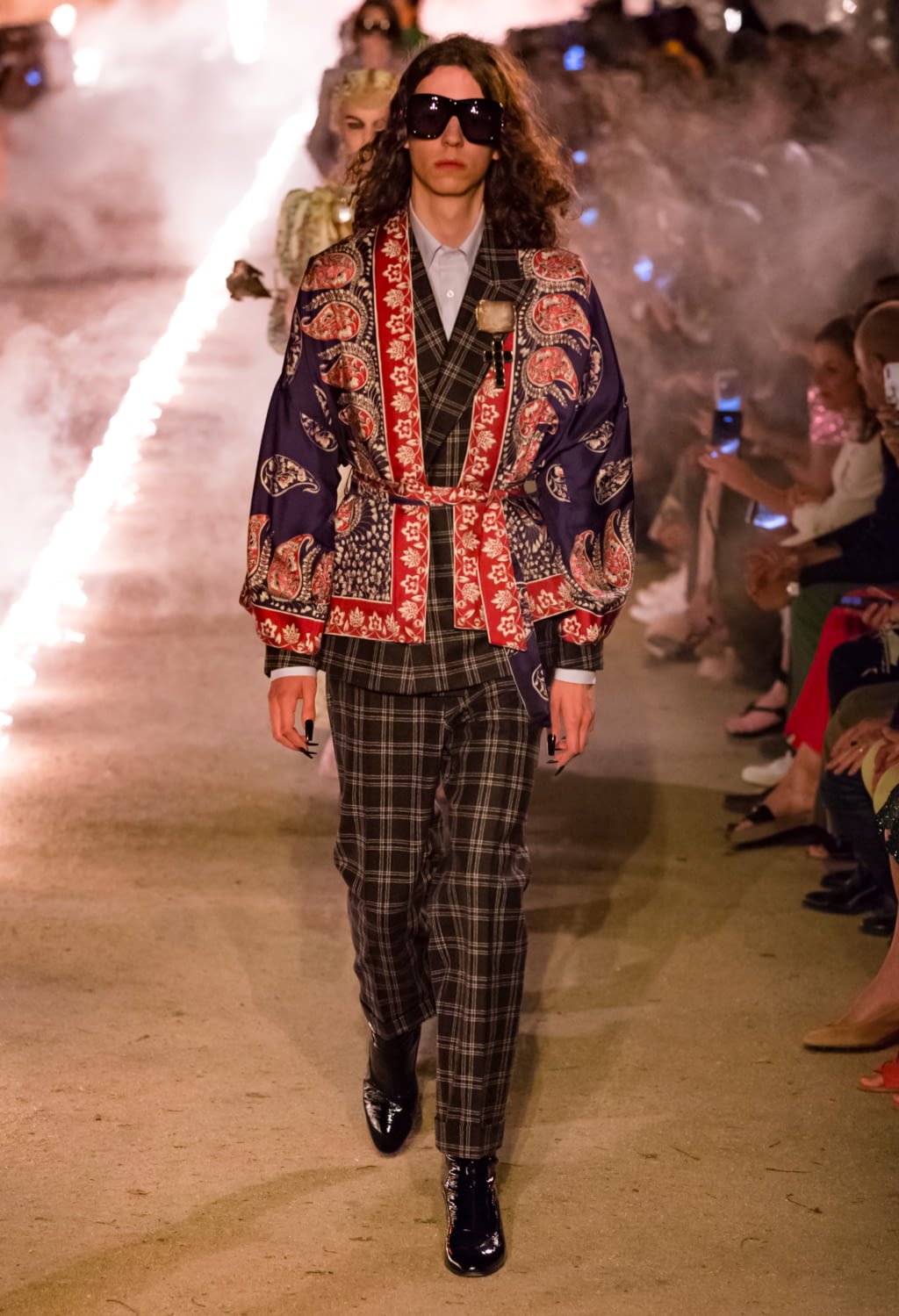 Fashion Week Milan Resort 2019 look 5 de la collection Gucci womenswear