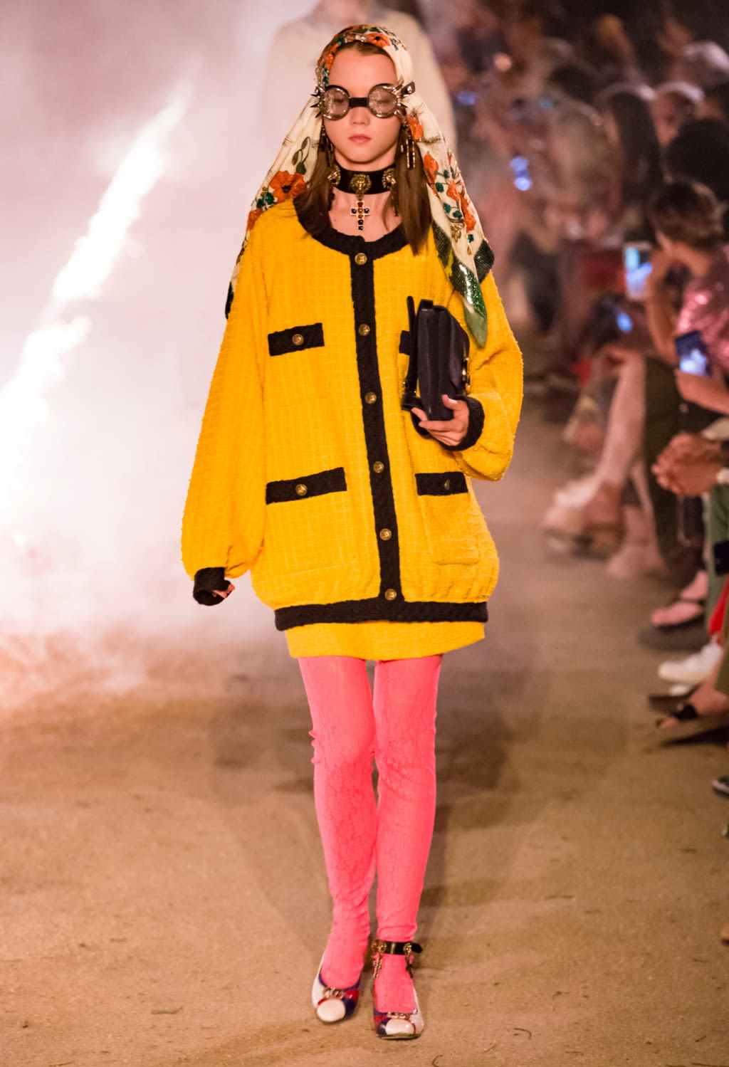 Fashion Week Milan Resort 2019 look 58 de la collection Gucci womenswear