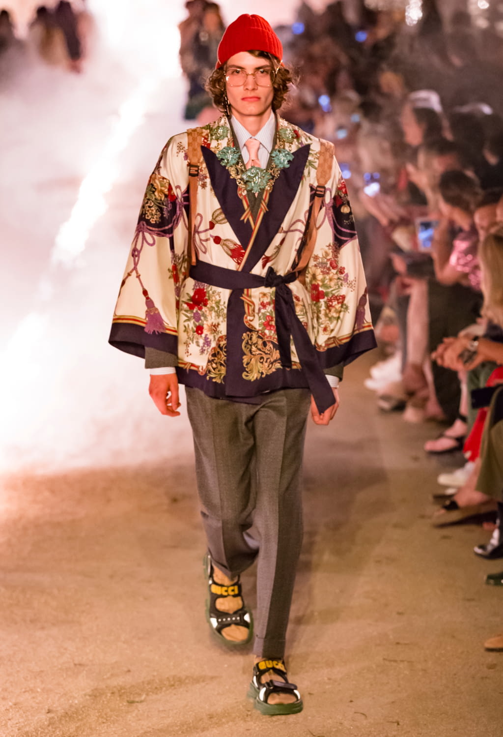Fashion Week Milan Resort 2019 look 61 from the Gucci collection 女装