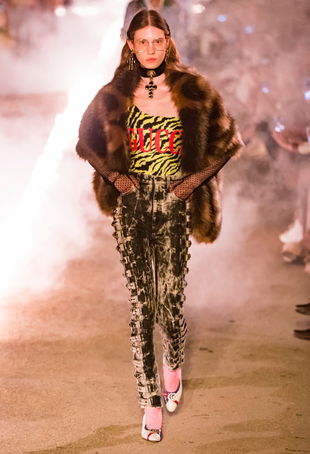Fashion Week Milan Resort 2019 look 68 de la collection Gucci womenswear