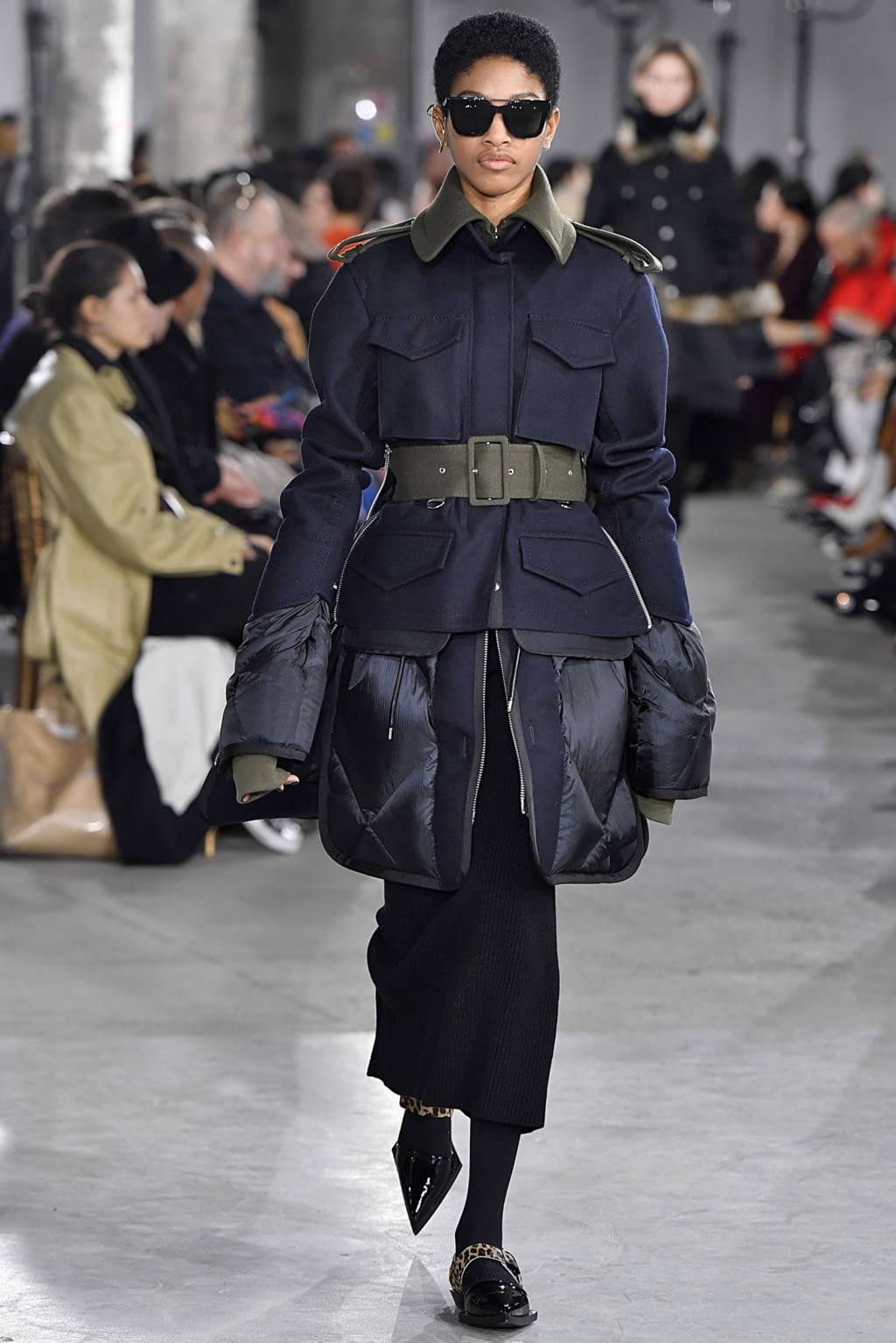 Fashion Week Paris Fall/Winter 2019 look 18 from the Sacai collection womenswear