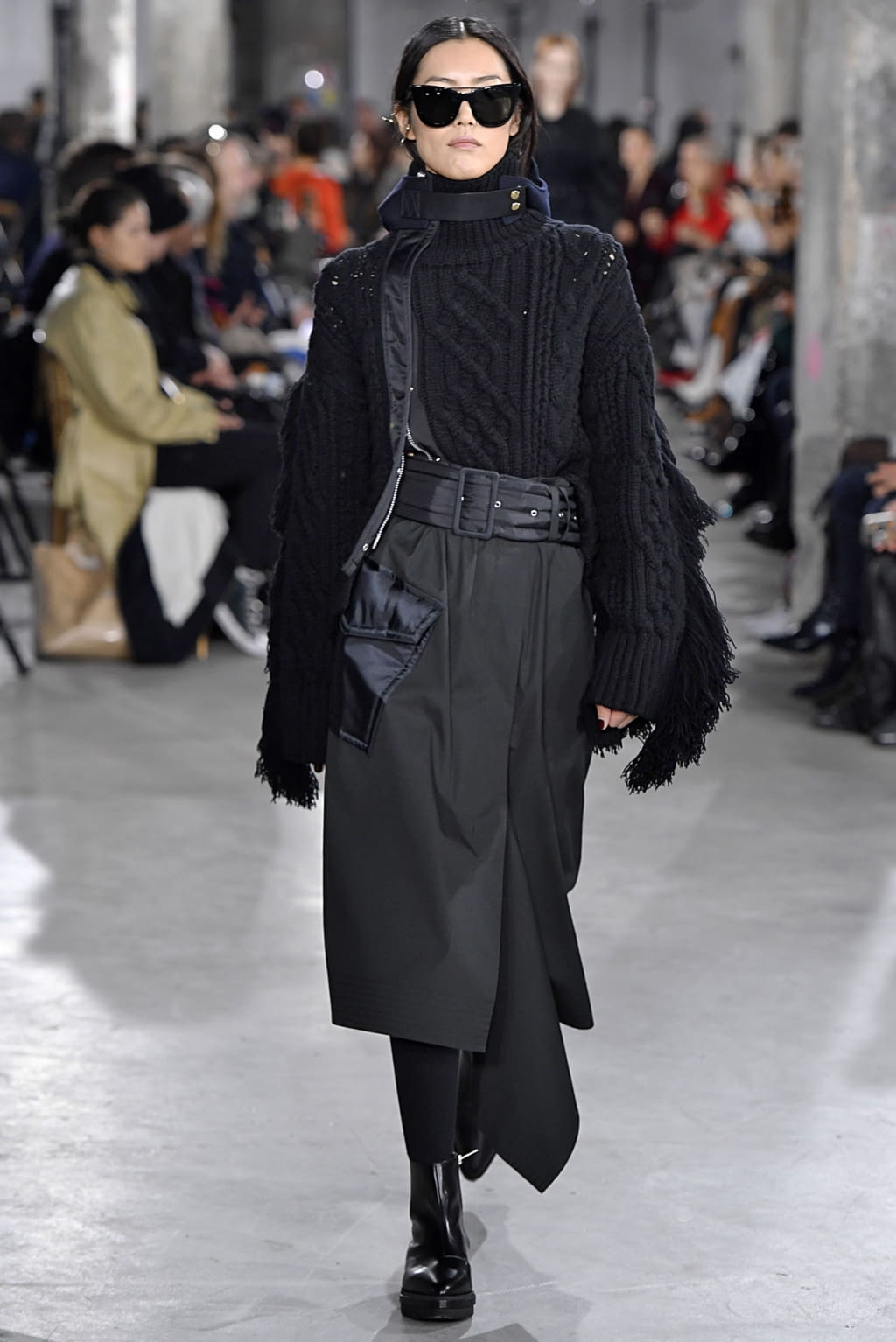 Fashion Week Paris Fall/Winter 2019 look 39 from the Sacai collection womenswear