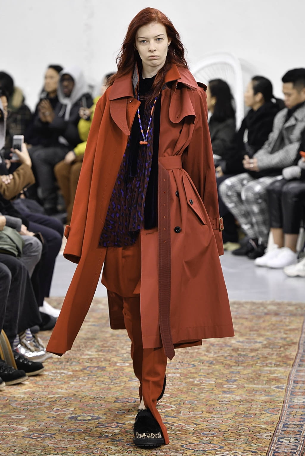 Fashion Week Paris Fall/Winter 2019 look 32 de la collection Sacai menswear