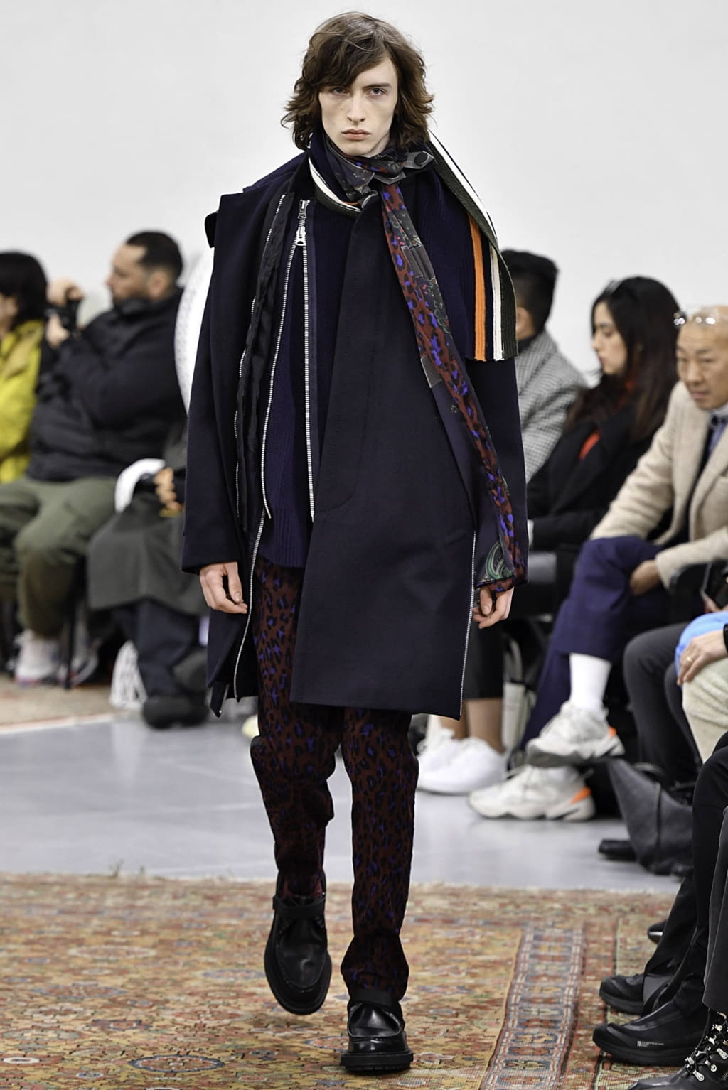 Fashion Week Paris Fall/Winter 2019 look 43 from the Sacai collection menswear