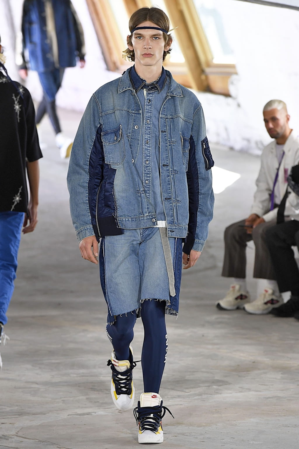 Fashion Week Paris Spring/Summer 2019 look 15 from the Sacai collection menswear