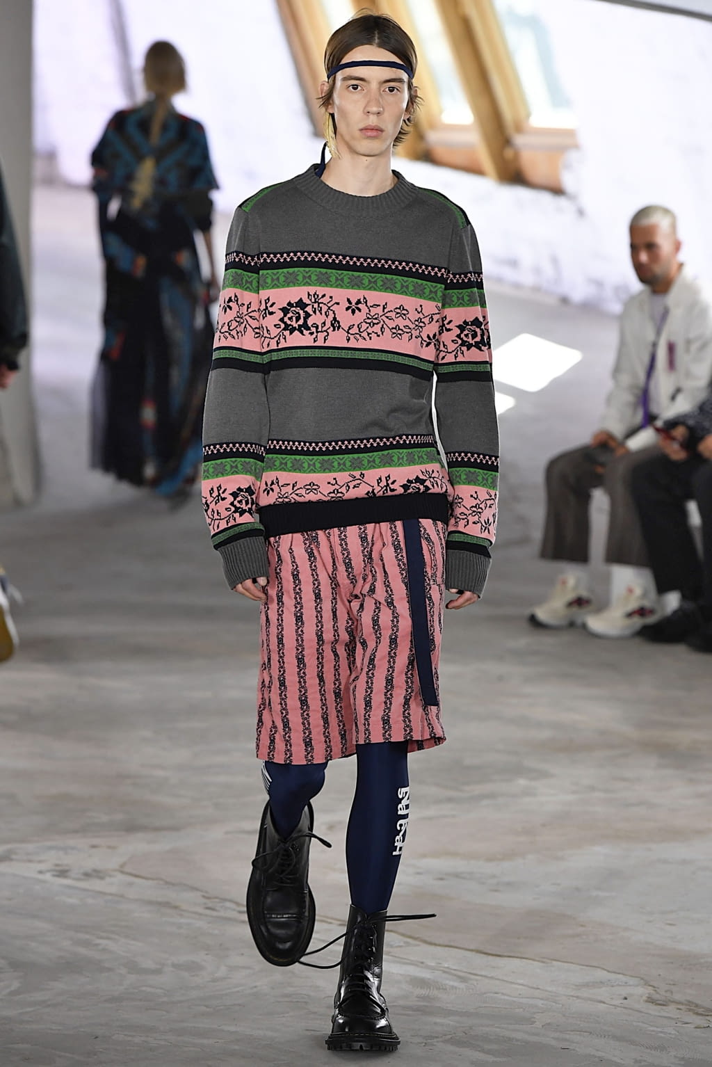 Fashion Week Paris Spring/Summer 2019 look 20 de la collection Sacai menswear