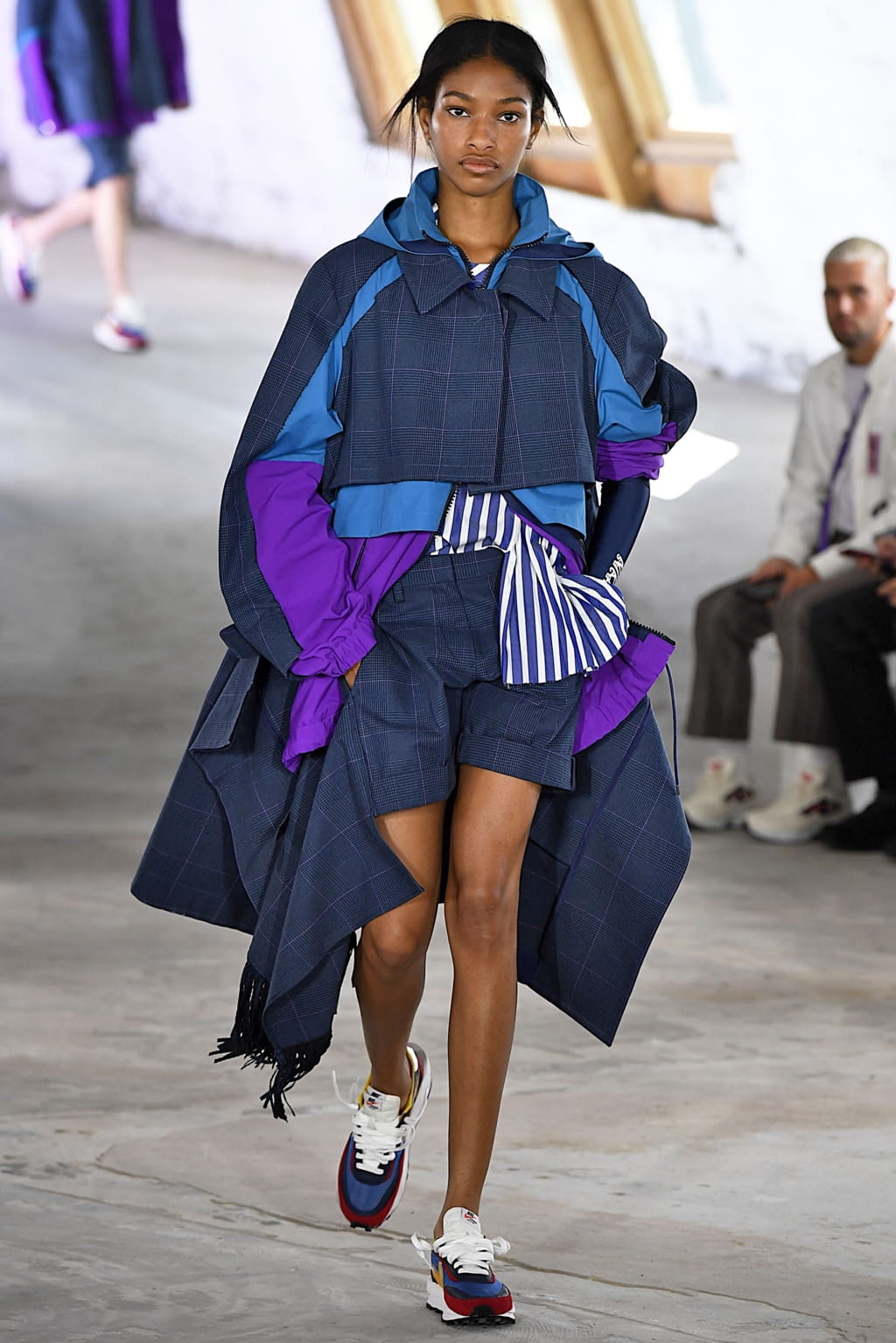 Fashion Week Paris Spring/Summer 2019 look 30 de la collection Sacai menswear