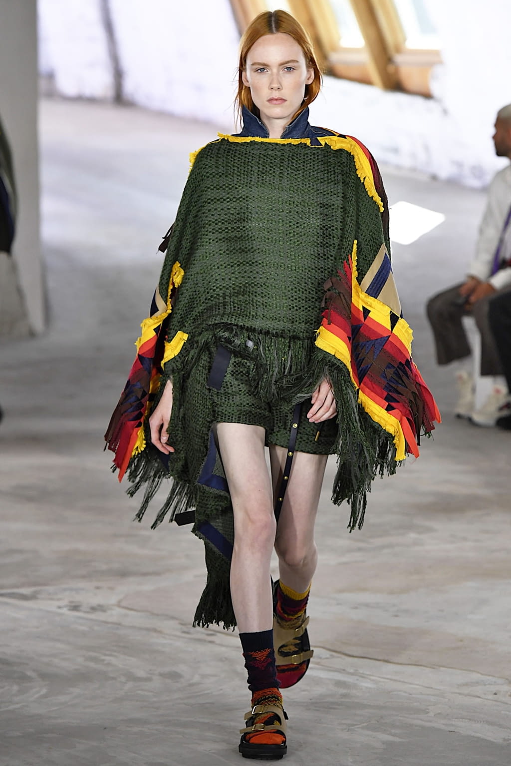 Fashion Week Paris Spring/Summer 2019 look 57 from the Sacai collection 男装