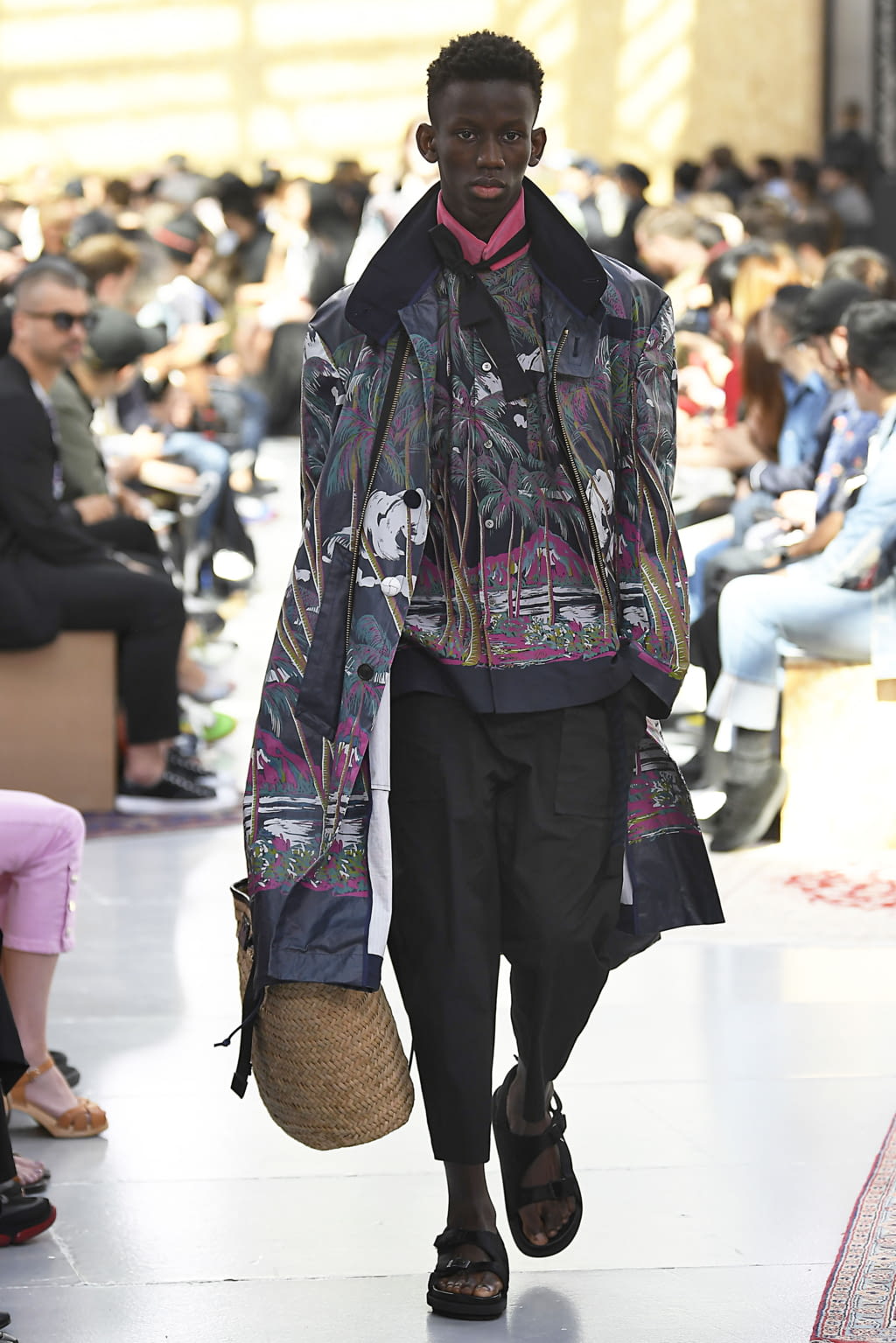 Fashion Week Paris Spring/Summer 2020 look 54 de la collection Sacai menswear