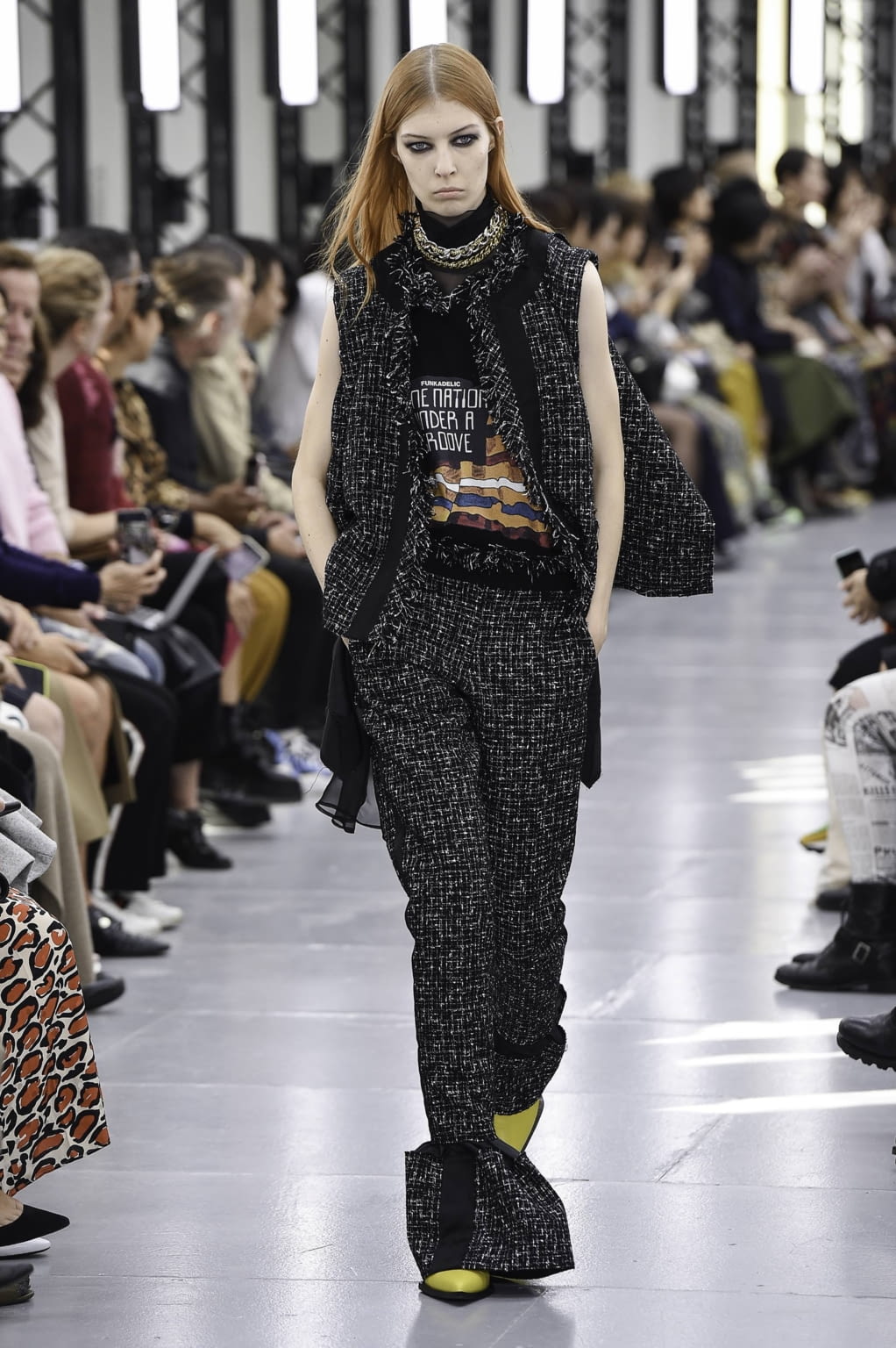 Fashion Week Paris Spring/Summer 2020 look 18 de la collection Sacai womenswear