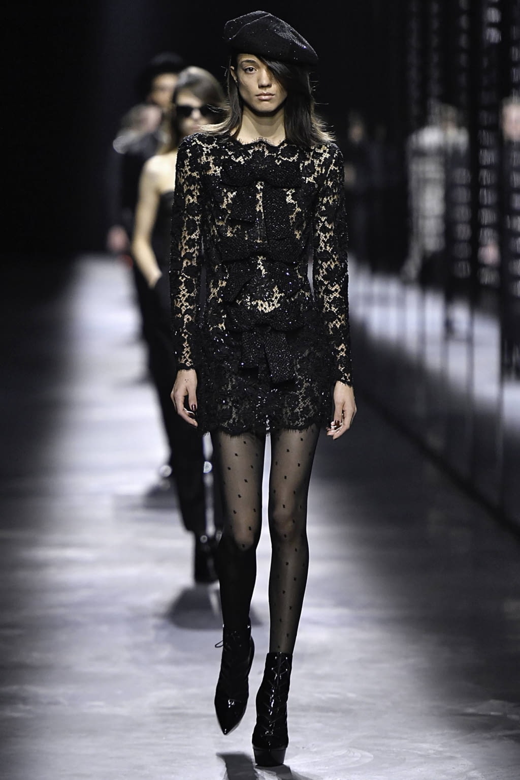 Fashion Week Paris Fall/Winter 2019 look 45 from the Saint Laurent collection womenswear