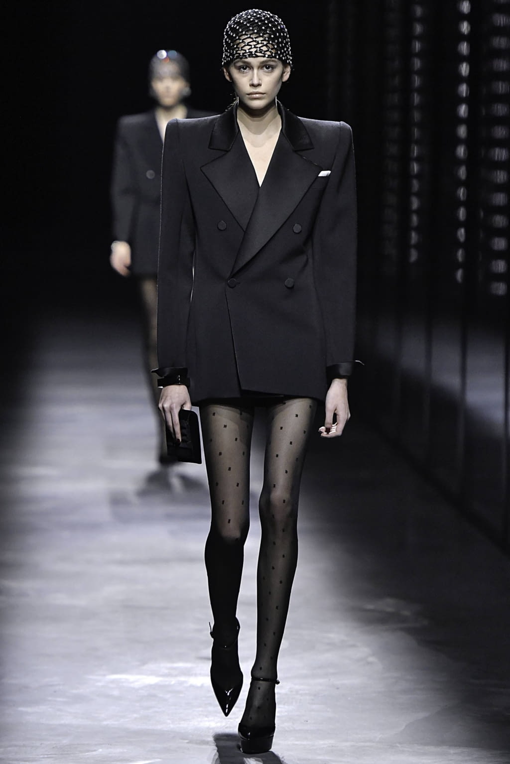 Fashion Week Paris Fall/Winter 2019 look 68 from the Saint Laurent collection womenswear
