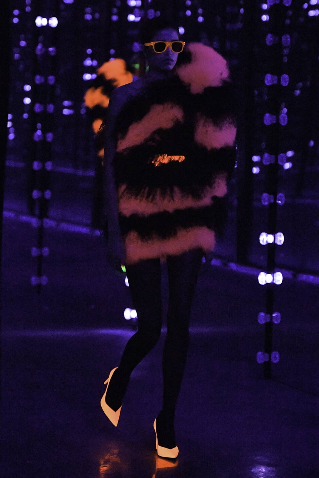 Fashion Week Paris Fall/Winter 2019 look 102 from the Saint Laurent collection womenswear