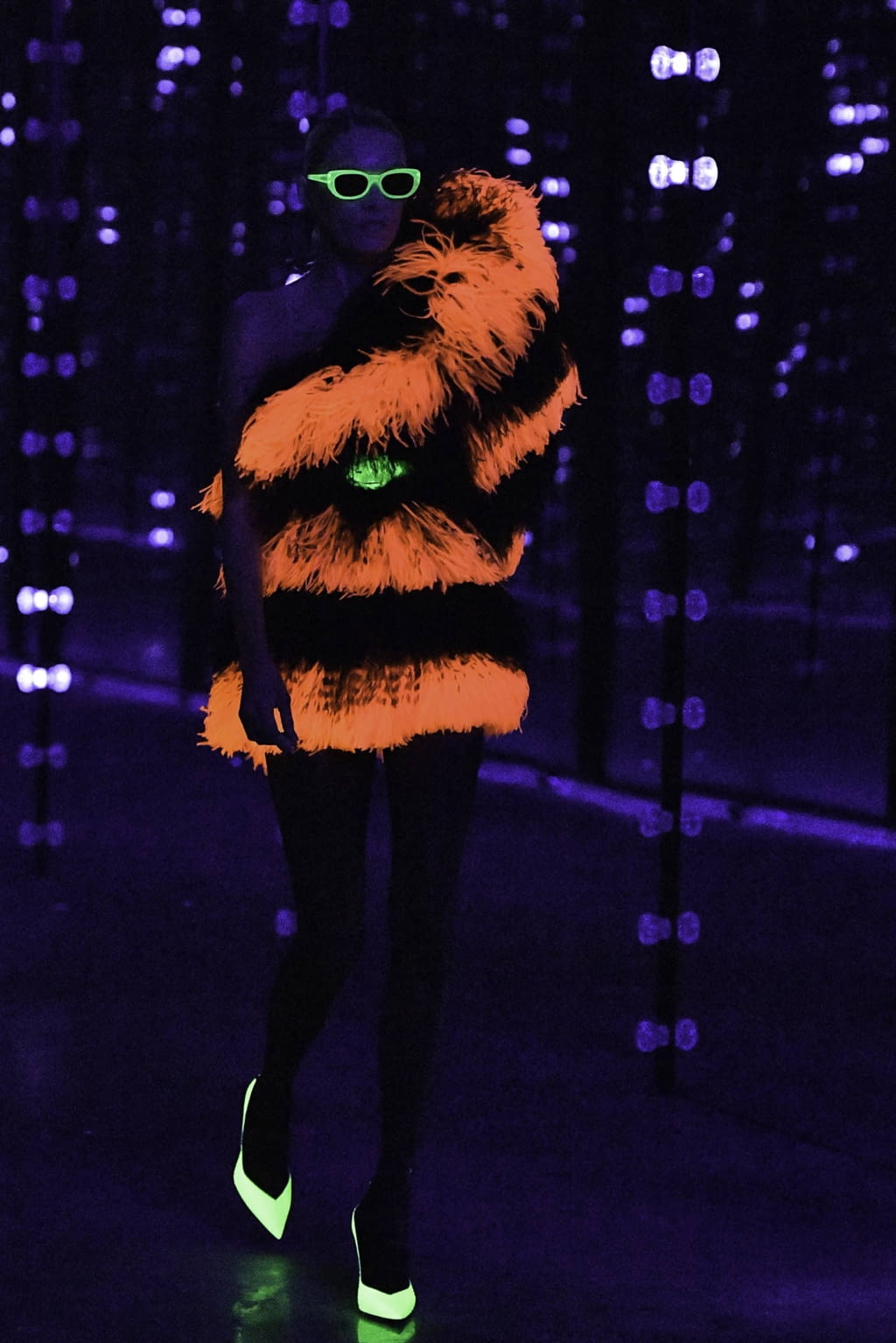 Fashion Week Paris Fall/Winter 2019 look 103 from the Saint Laurent collection womenswear