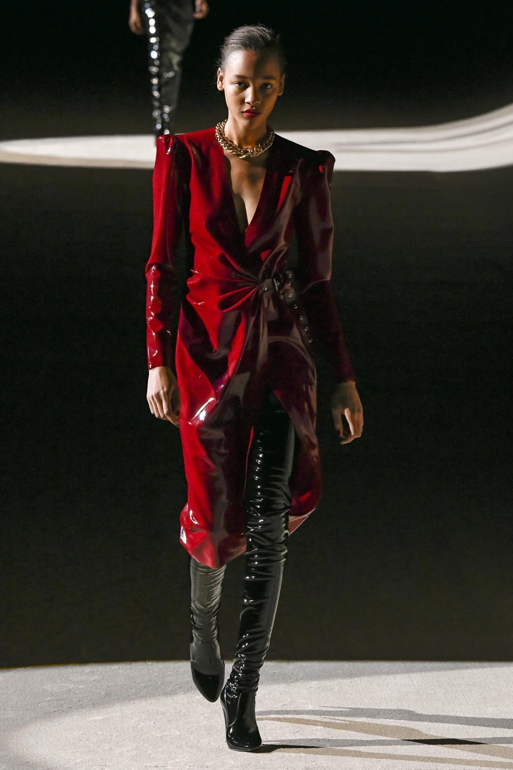 Fashion Week Paris Fall/Winter 2020 look 65 from the Saint Laurent collection womenswear