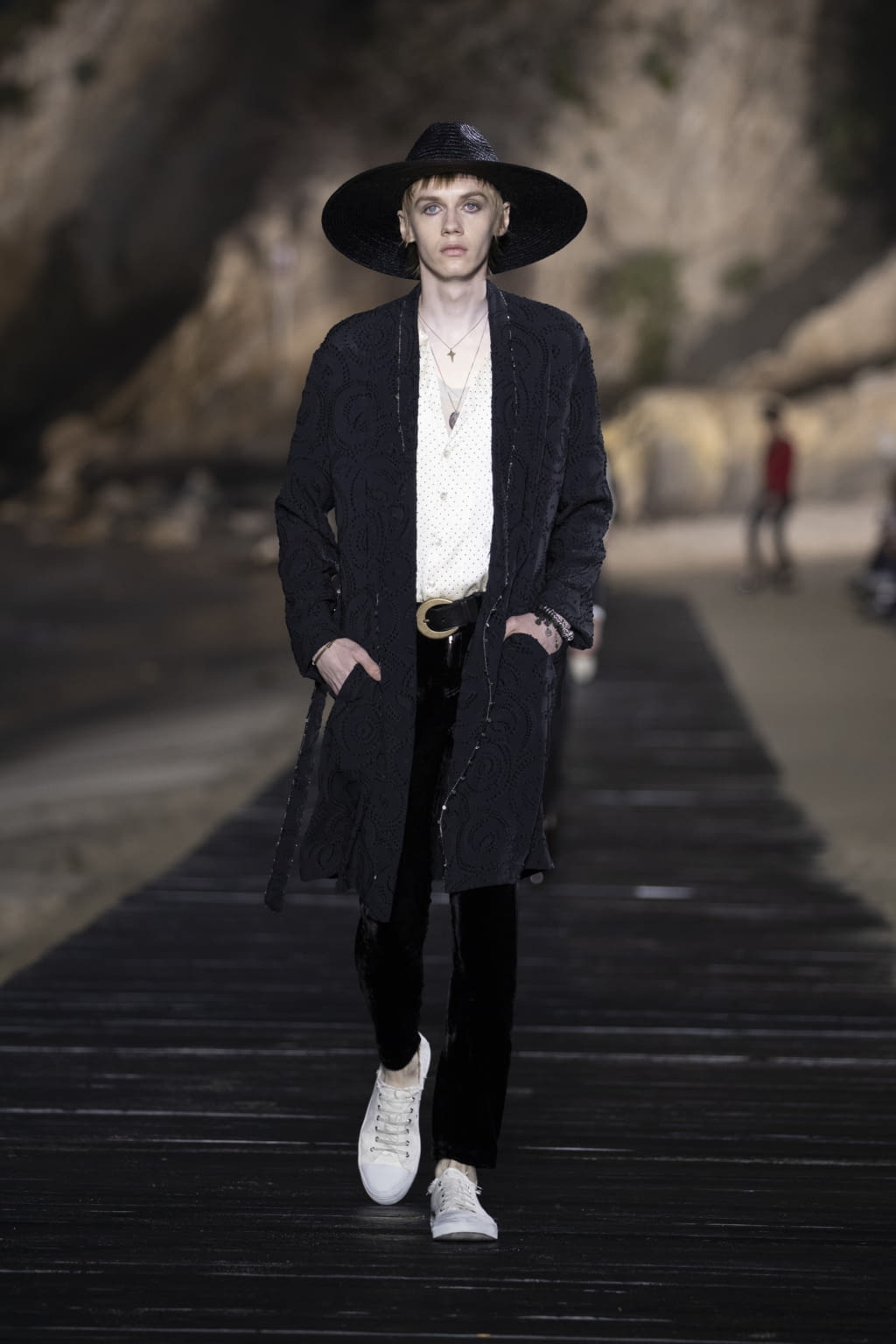Fashion Week Paris Spring/Summer 2020 look 6 from the Saint Laurent collection menswear