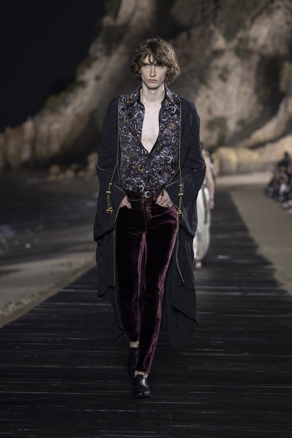 Fashion Week Paris Spring/Summer 2020 look 34 from the Saint Laurent collection menswear
