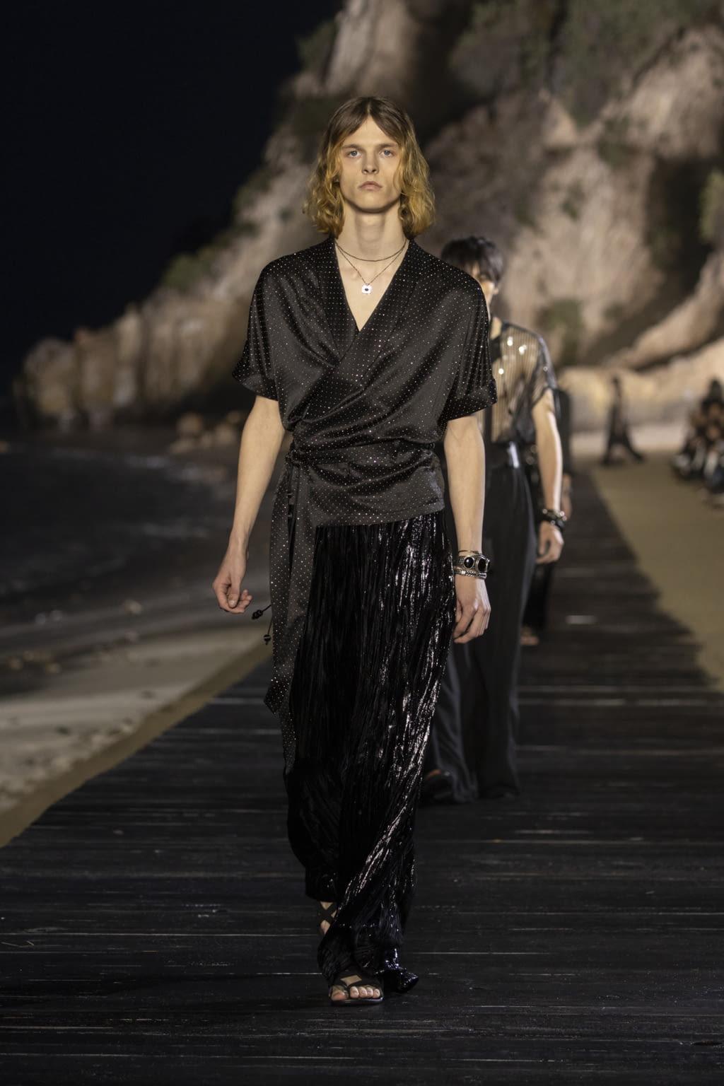 Fashion Week Paris Spring/Summer 2020 look 70 from the Saint Laurent collection menswear