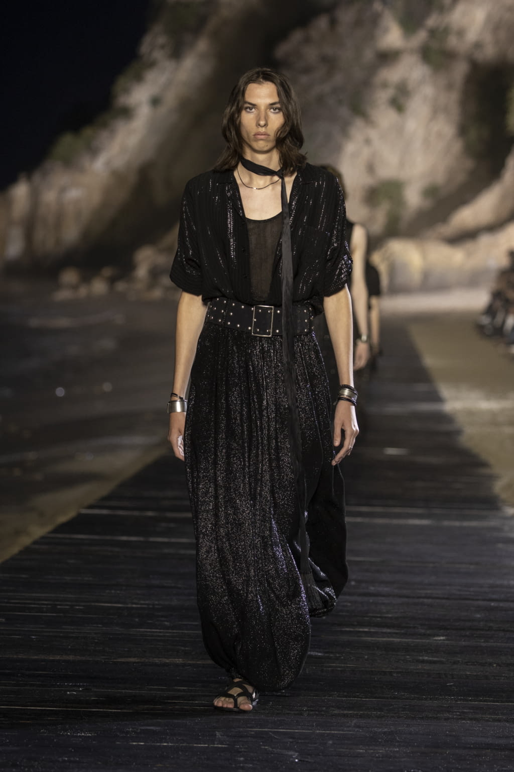 Fashion Week Paris Spring/Summer 2020 look 76 from the Saint Laurent collection menswear