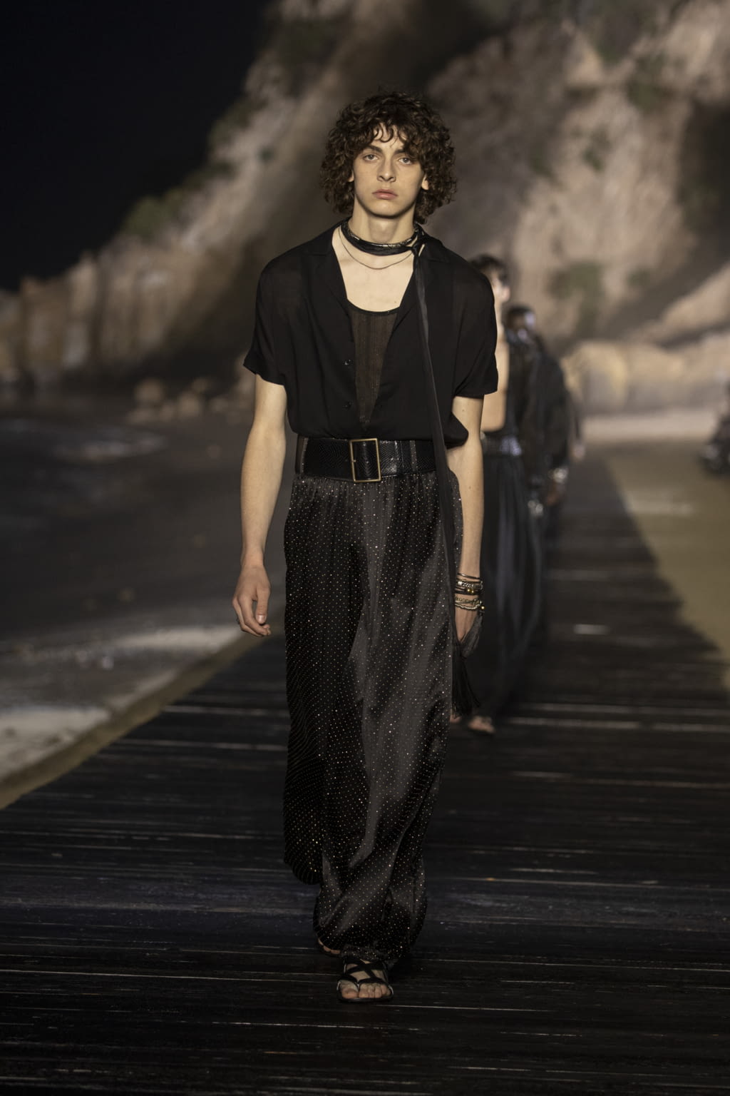 Fashion Week Paris Spring/Summer 2020 look 78 from the Saint Laurent collection menswear