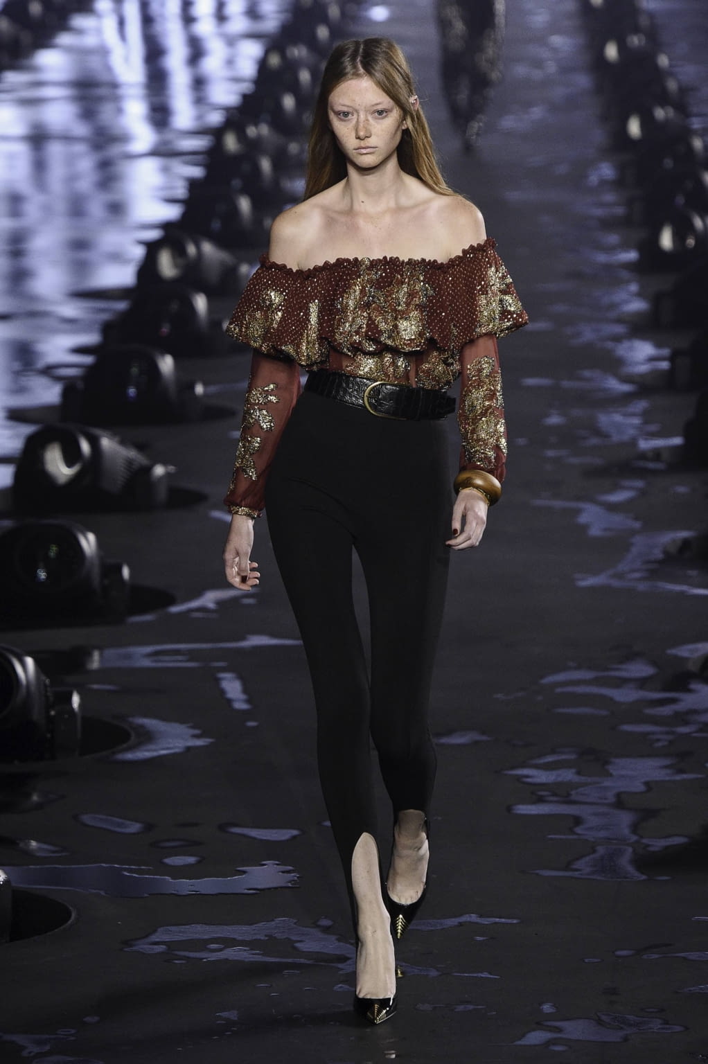 Fashion Week Paris Spring/Summer 2020 look 44 from the Saint Laurent collection womenswear