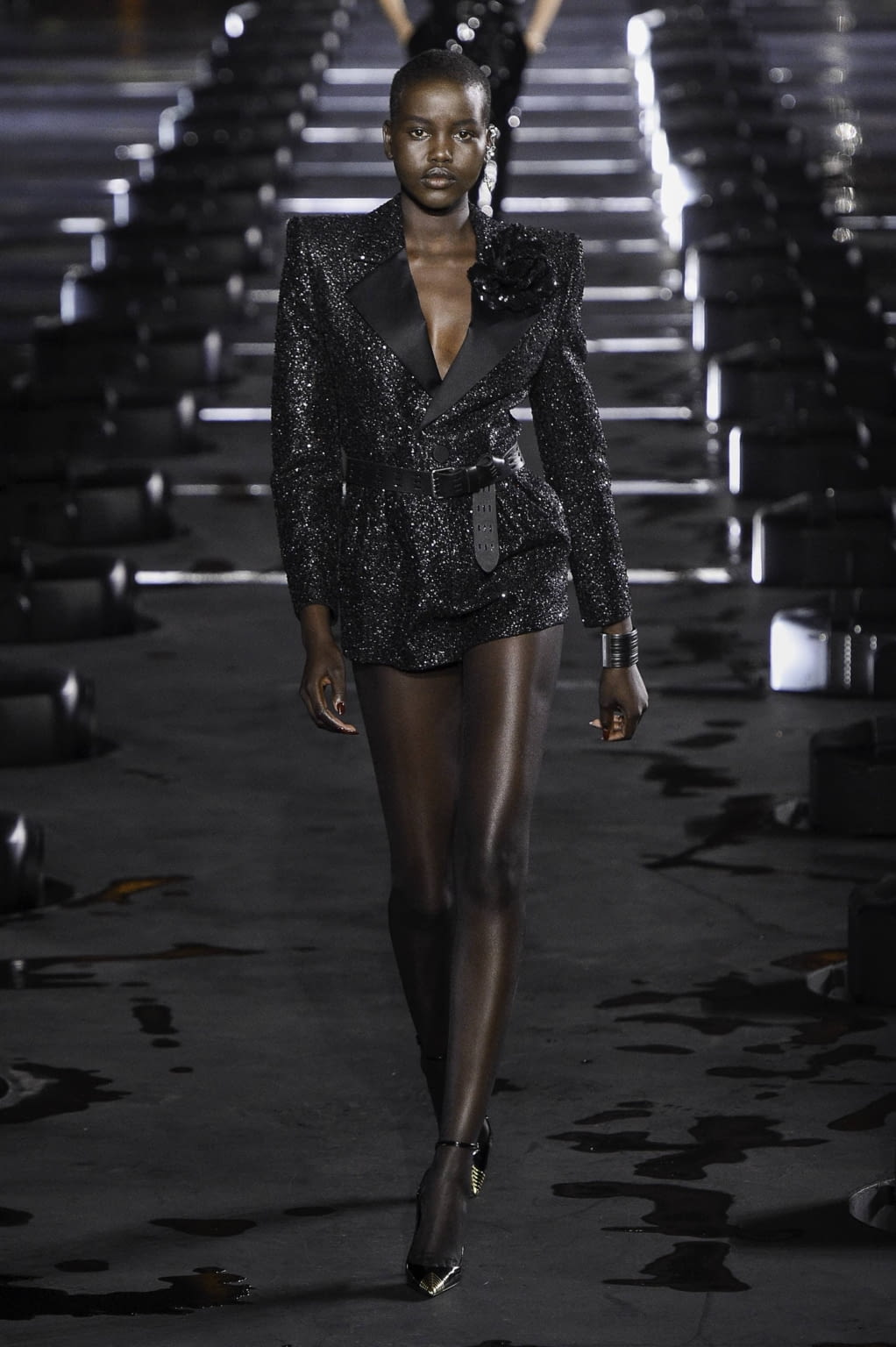 Fashion Week Paris Spring/Summer 2020 look 57 from the Saint Laurent collection womenswear