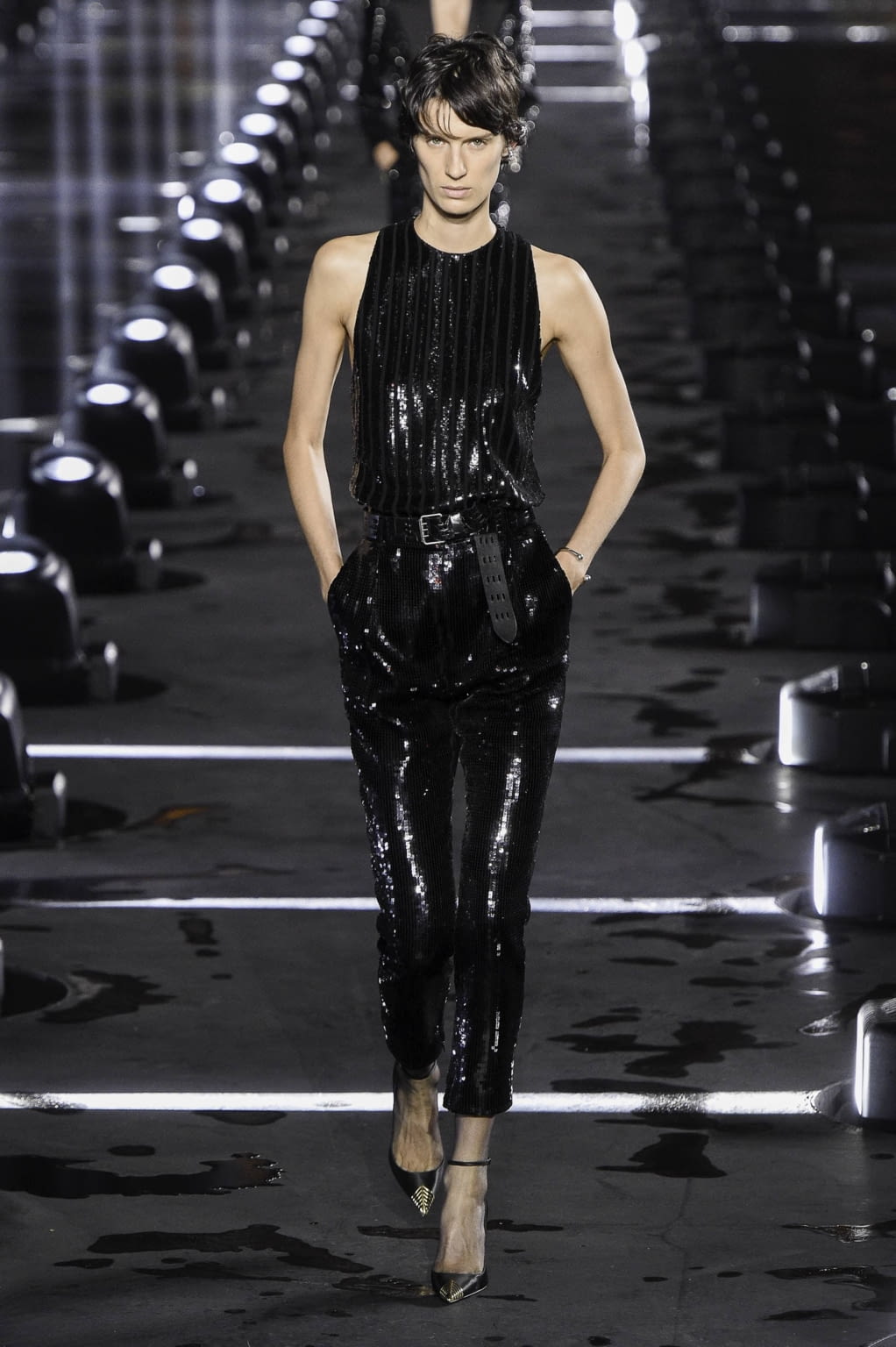 Fashion Week Paris Spring/Summer 2020 look 58 from the Saint Laurent collection womenswear