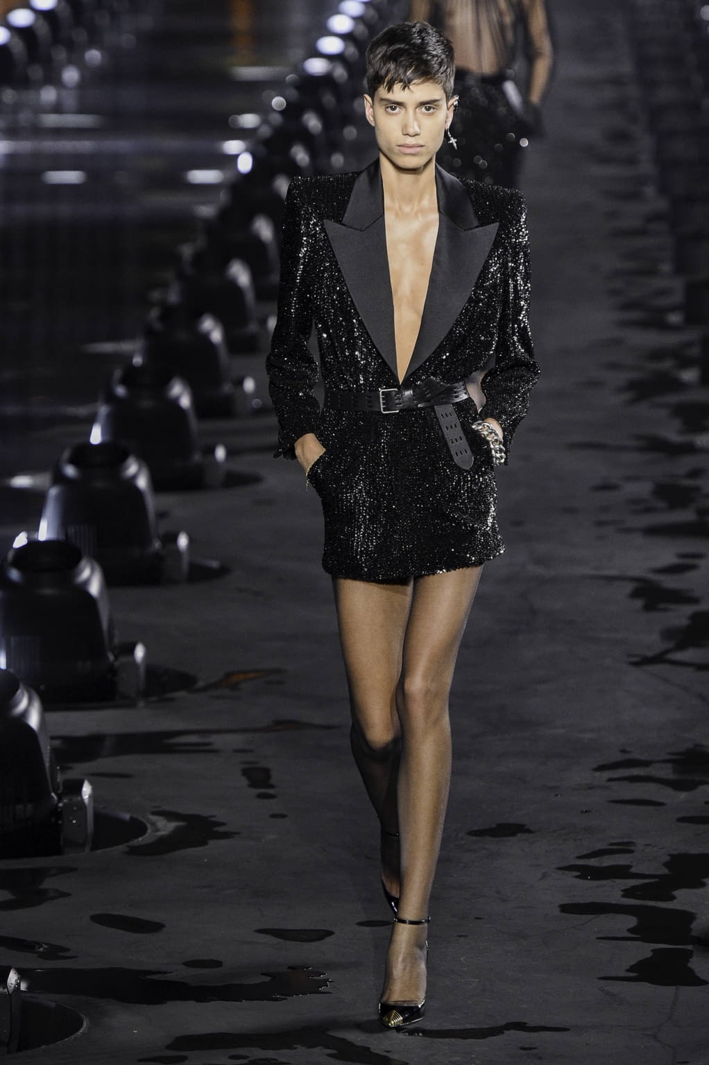 Fashion Week Paris Spring/Summer 2020 look 59 from the Saint Laurent collection womenswear