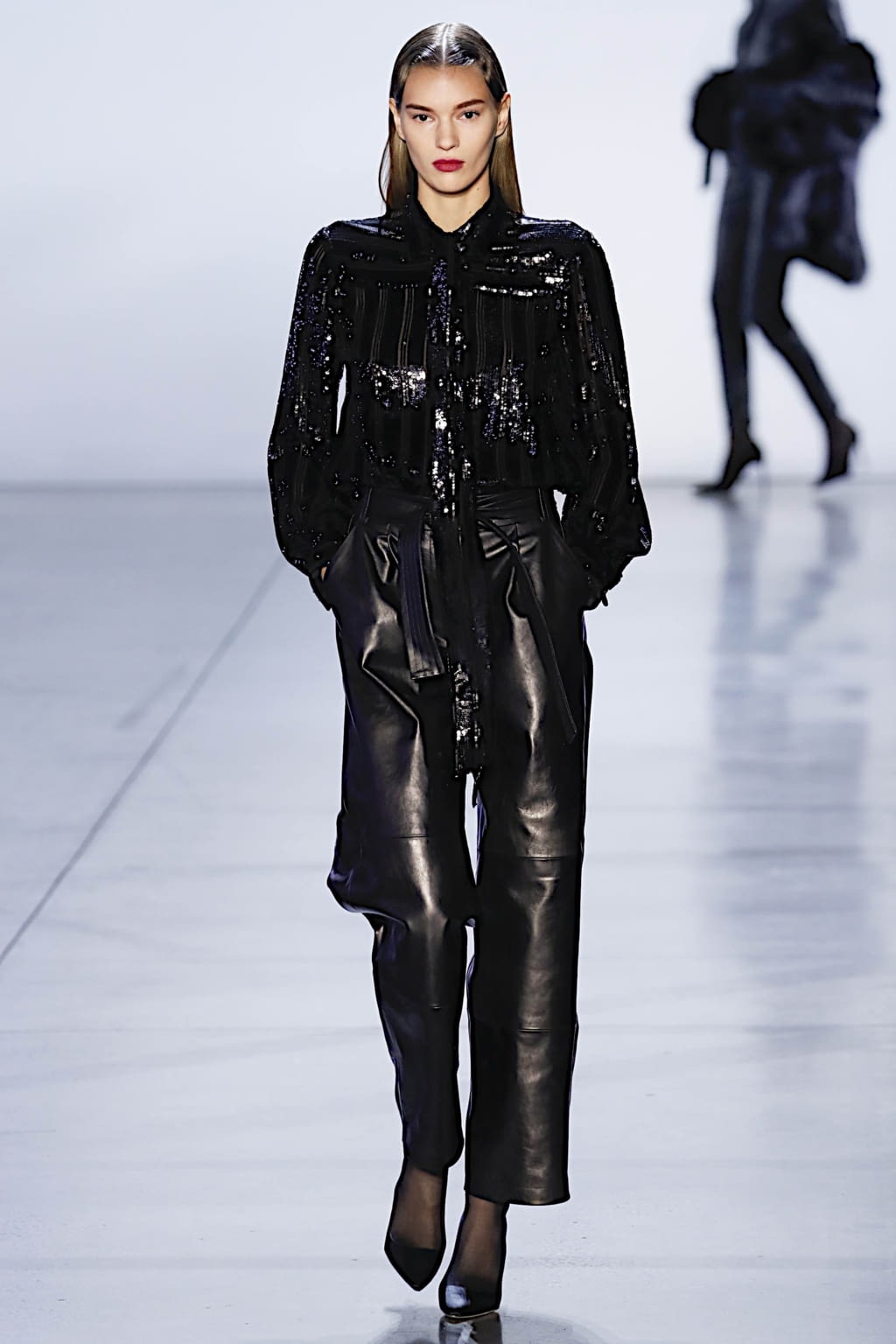 Fashion Week New York Fall/Winter 2019 look 1 from the LaPointe collection womenswear