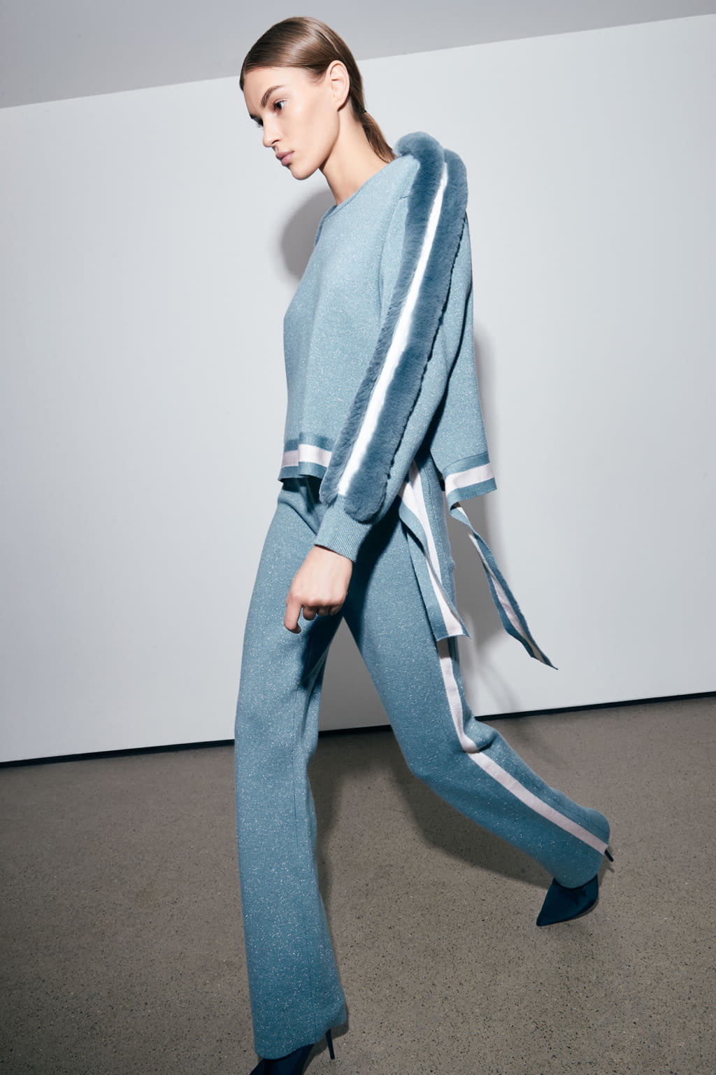Fashion Week New York Pre-Fall 2019 look 10 from the LaPointe collection womenswear