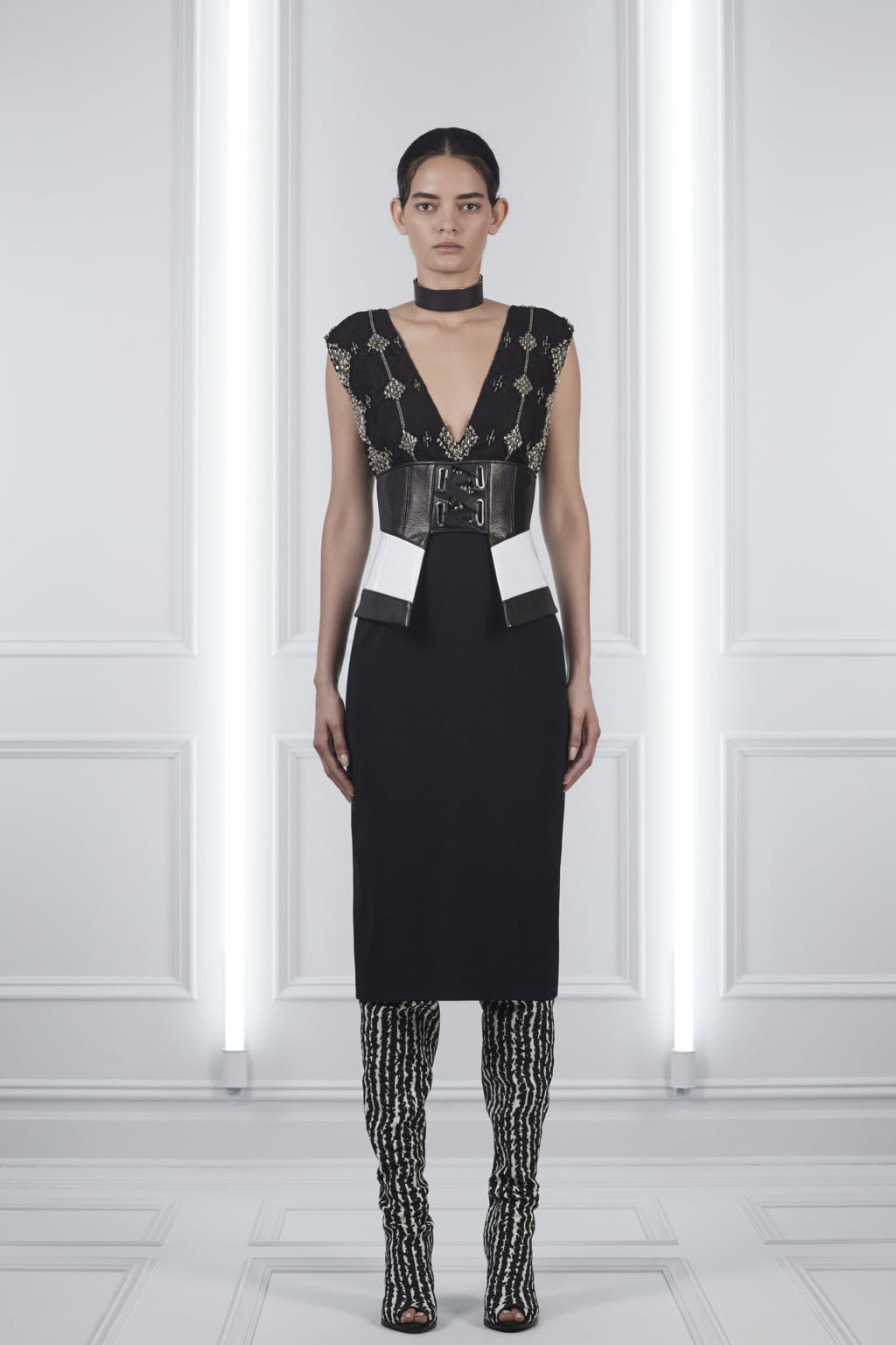 Fashion Week New York Resort 2018 look 15 from the LaPointe collection womenswear