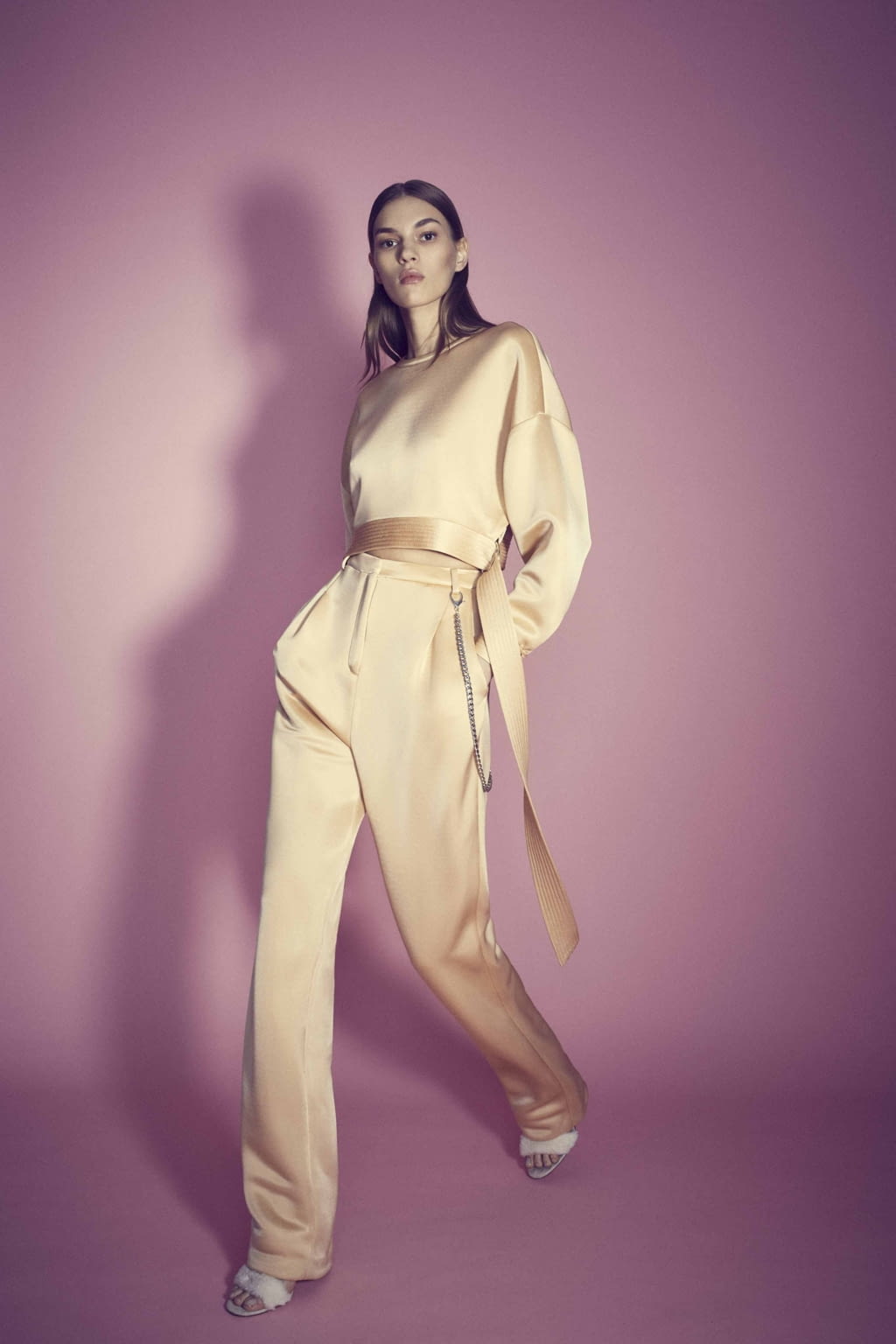 Fashion Week New York Resort 2019 look 16 from the LaPointe collection womenswear