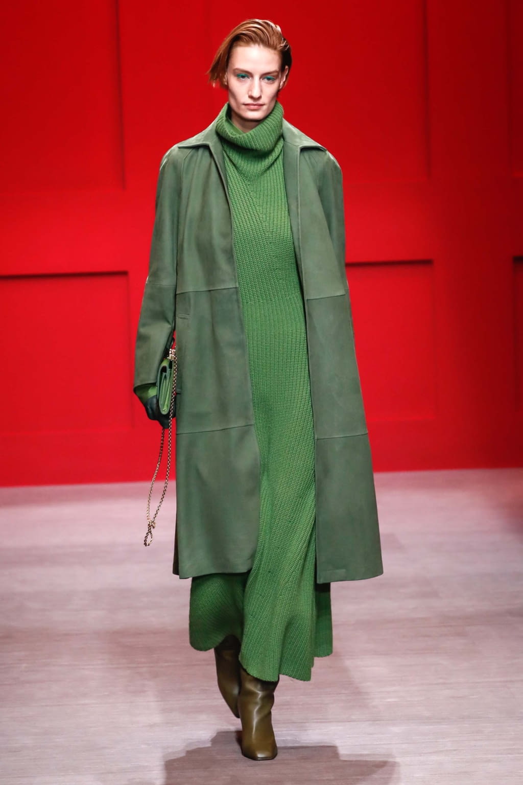 Fashion Week Milan Fall/Winter 2018 look 10 from the Ferragamo collection 女装