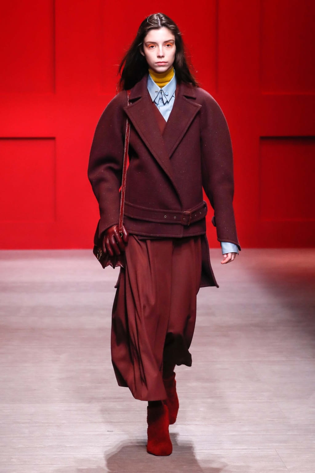Fashion Week Milan Fall/Winter 2018 look 42 from the Ferragamo collection 女装