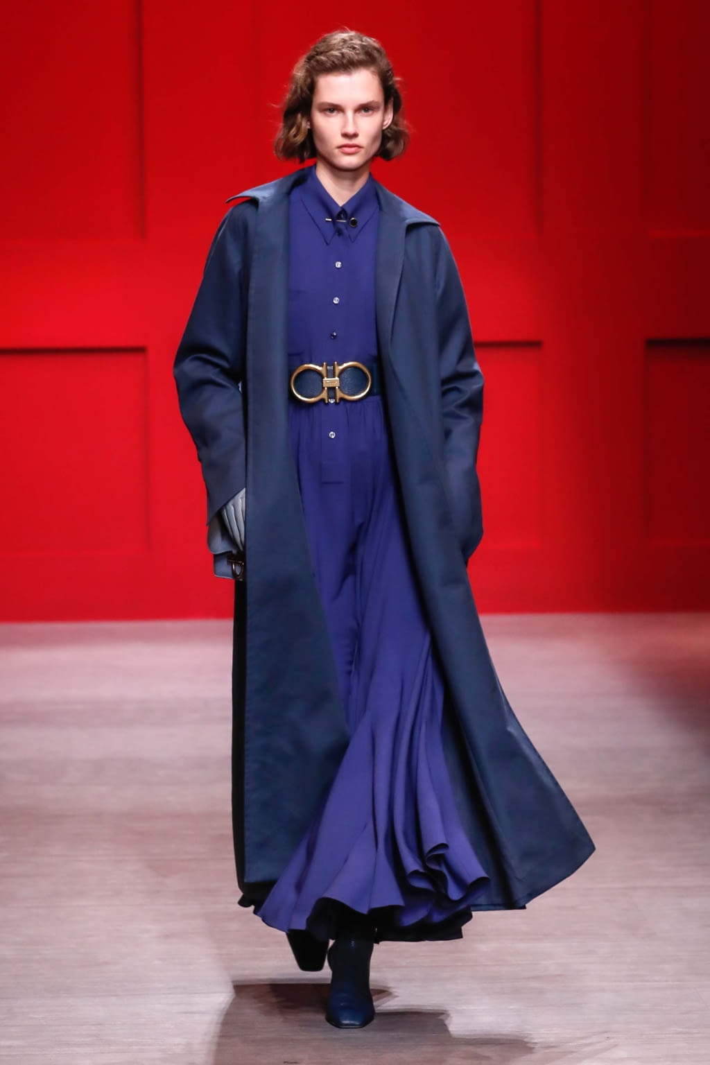 Fashion Week Milan Fall/Winter 2018 look 49 from the Ferragamo collection 女装