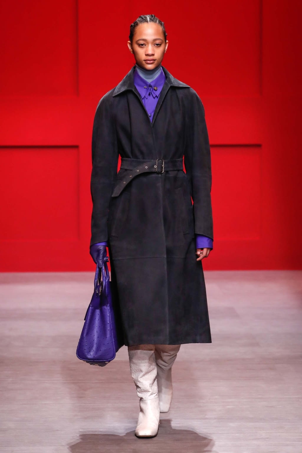 Fashion Week Milan Fall/Winter 2018 look 53 from the Ferragamo collection 女装