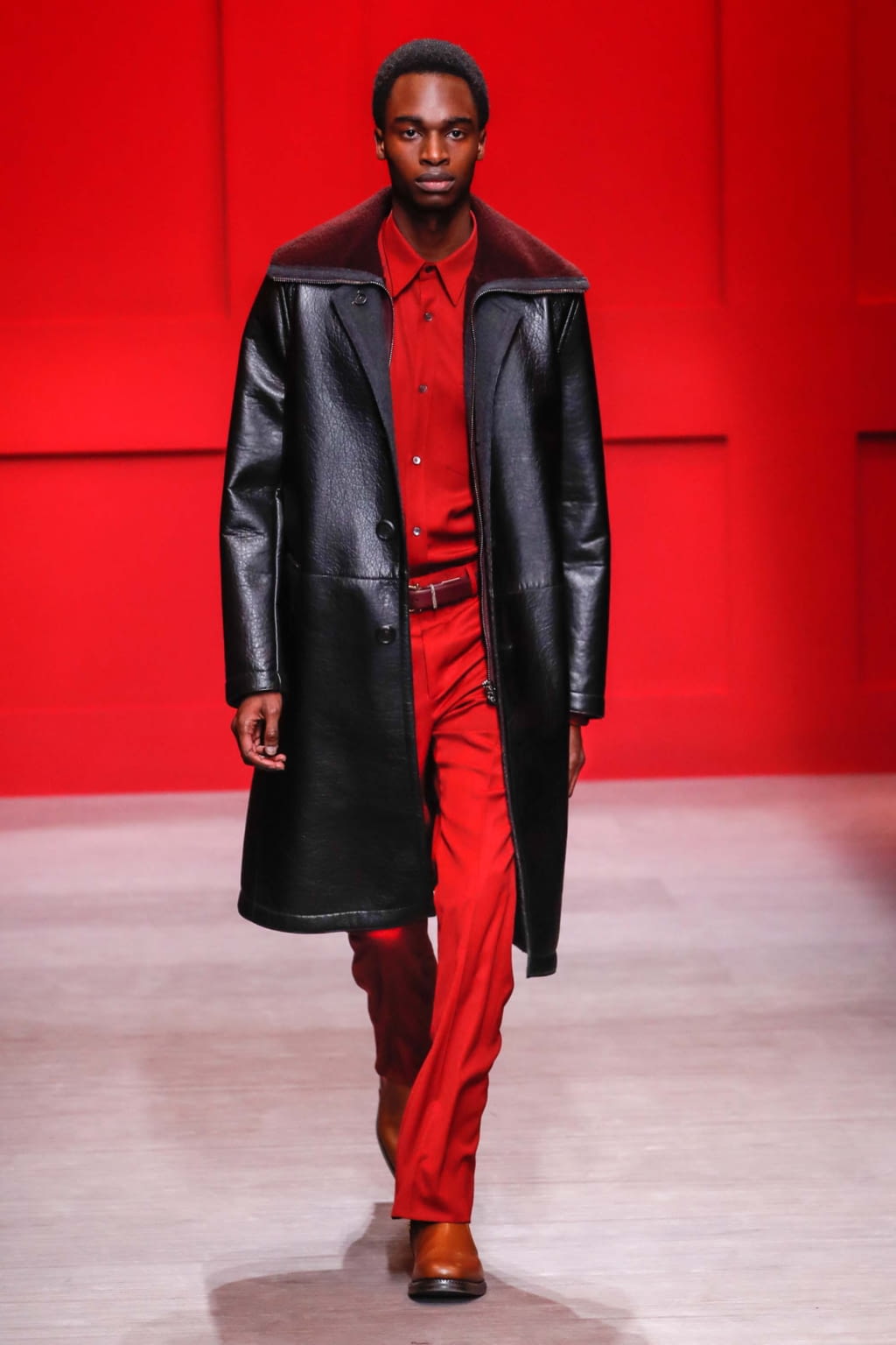 Fashion Week Milan Fall/Winter 2018 look 58 from the Ferragamo collection 女装