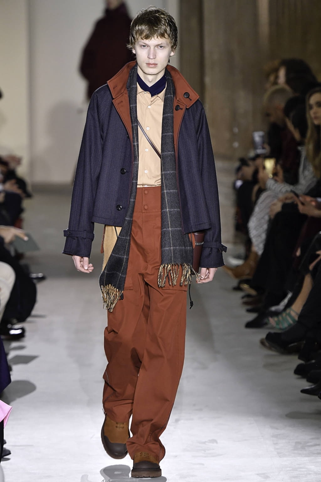 Fashion Week Milan Fall/Winter 2019 look 20 from the Ferragamo collection 男装