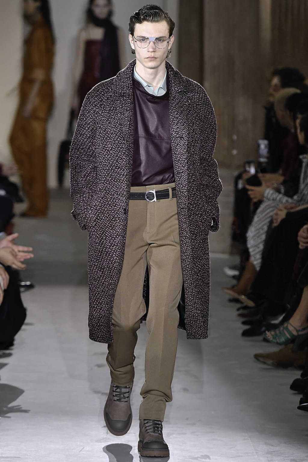 Fashion Week Milan Fall/Winter 2019 look 24 from the Ferragamo collection 男装