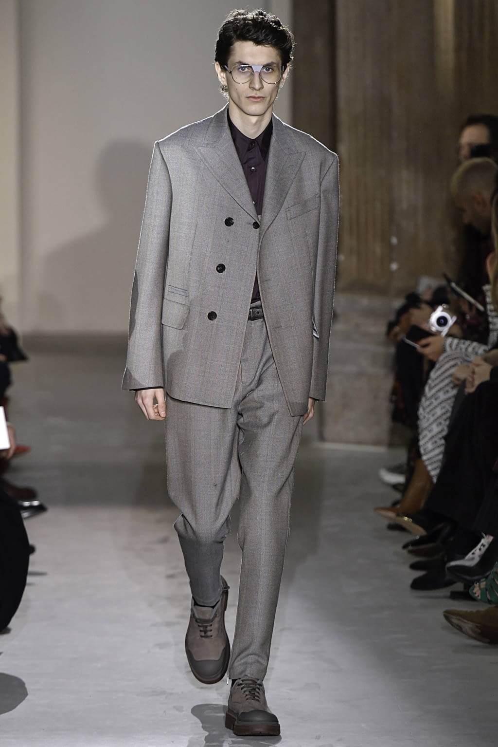 Fashion Week Milan Fall/Winter 2019 look 41 from the Ferragamo collection 男装