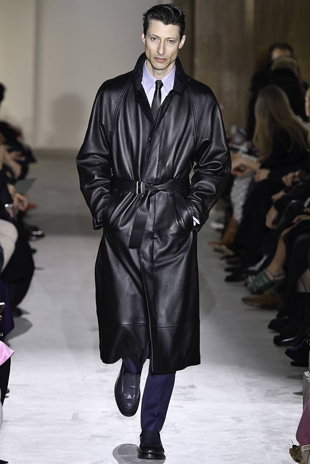 Fashion Week Milan Fall/Winter 2019 look 55 from the Ferragamo collection 男装