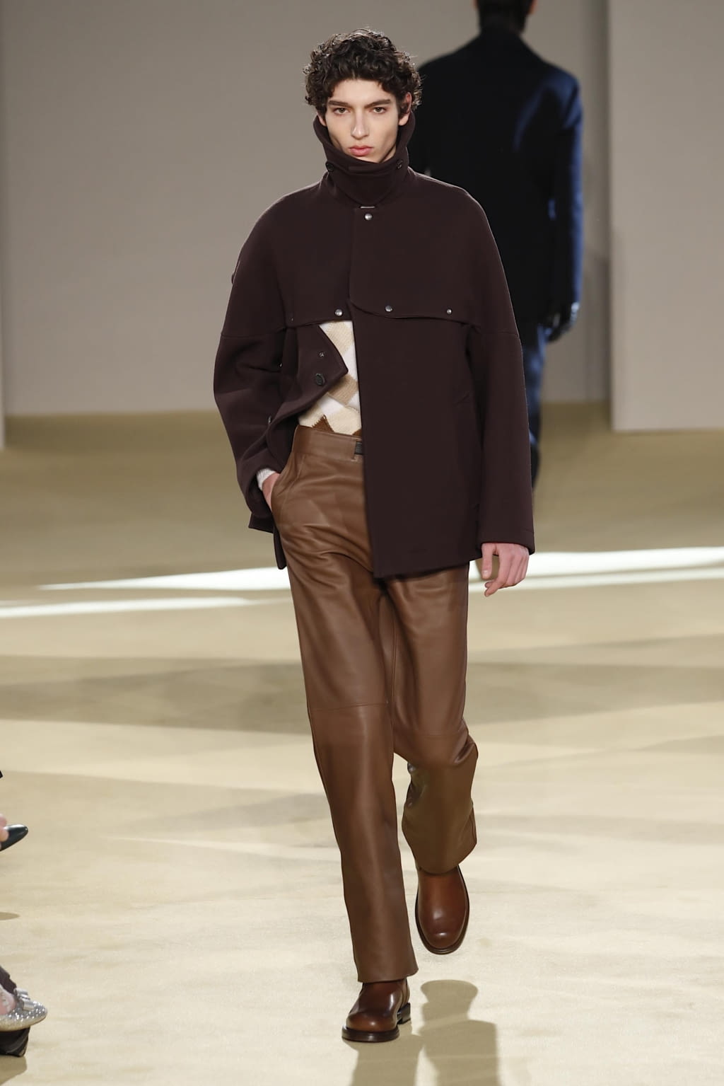 Fashion Week Milan Fall/Winter 2020 look 12 from the Ferragamo collection 男装