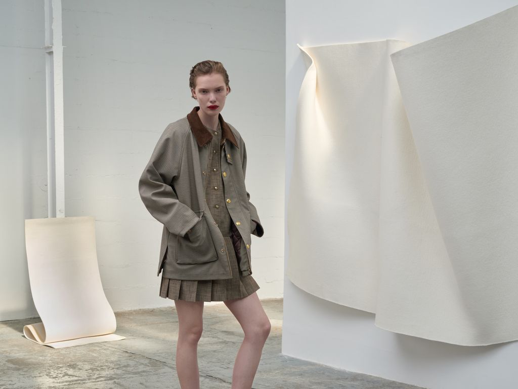 Fashion Week Paris Fall/Winter 2024 look 34 from the Sandro collection 女装