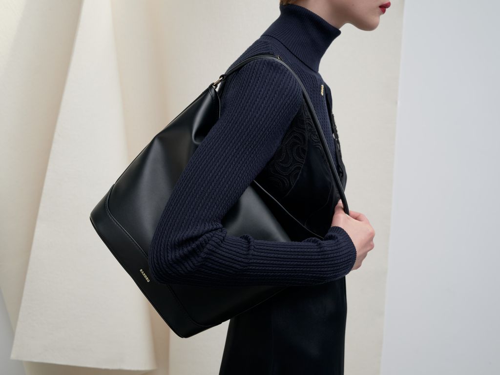 Fashion Week Paris Fall/Winter 2024 look 37 de la collection Sandro womenswear