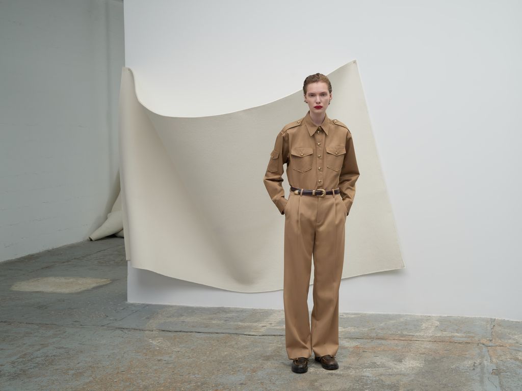 Fashion Week Paris Fall/Winter 2024 look 38 from the Sandro collection womenswear