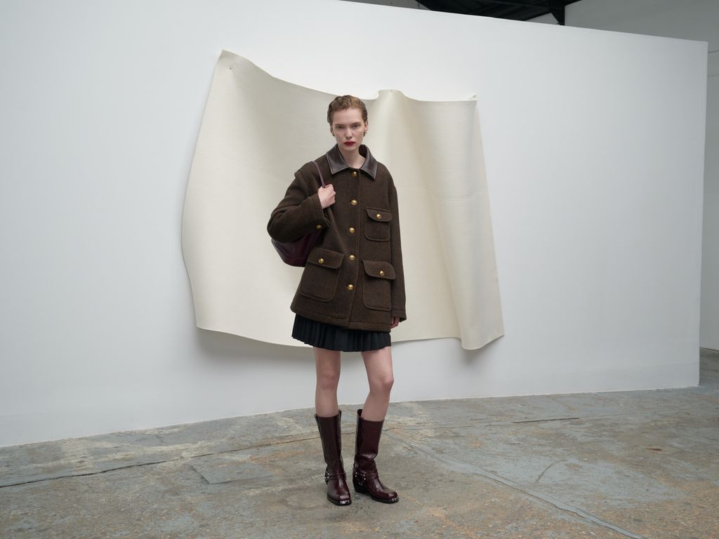 Fashion Week Paris Fall/Winter 2024 look 9 from the Sandro collection womenswear